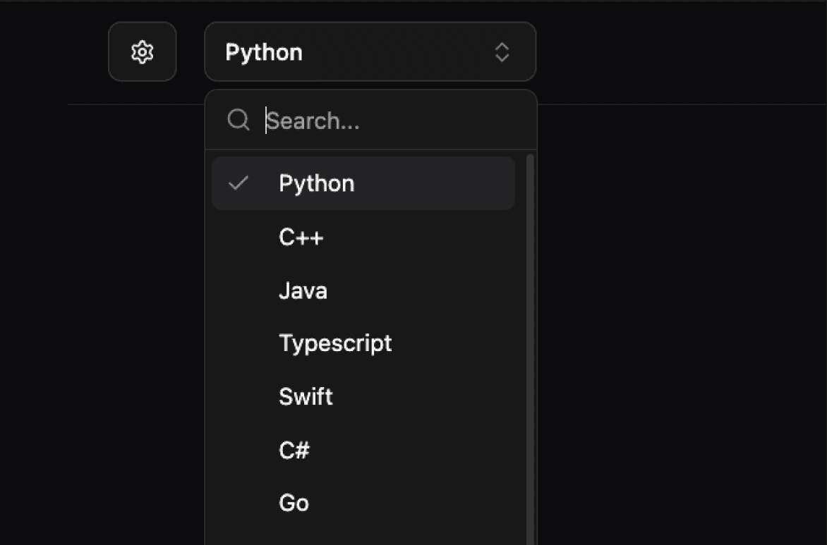 Language Support